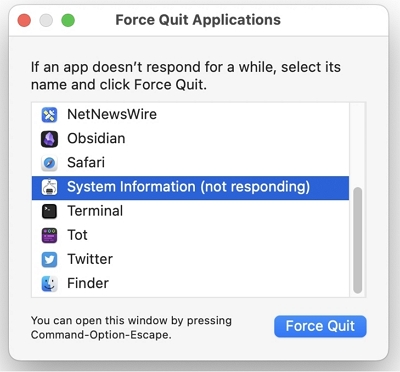 force quit | force quit unresponsive apps