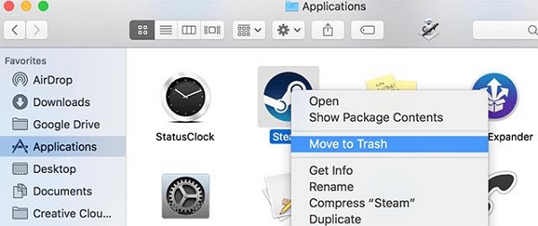 move to trash | delete apps on your mac