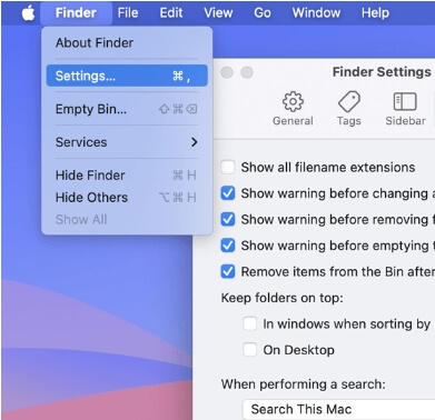 access Finder Settings | Your System Has Run out of Application Memory
