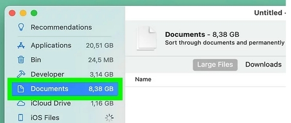 General | delete large files on mac