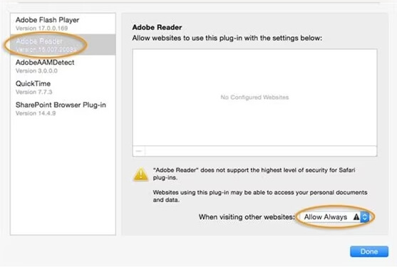 Deinstallieren Sie die PDF-Erweiterung in Safari | MacBook lädt keine Dateien herunter